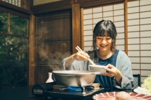 登録有形文化財の古民家で味わう福知山の名物。とりなご久兵衛