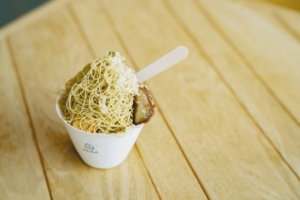 伝統をアップデートした空間で丹波栗のスイーツを｜株式会社福知堂　はんこカフェ